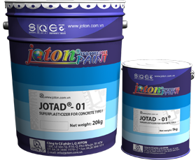 Phụ gia siêu dẻo cho bê tông Jotad-01 (25kg, 5kg/can)