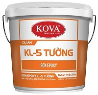 Sơn công nghiệp EPOXY KL-5T GOlD bóng sơn tường kháng khuẩn (20kg, 4kg)