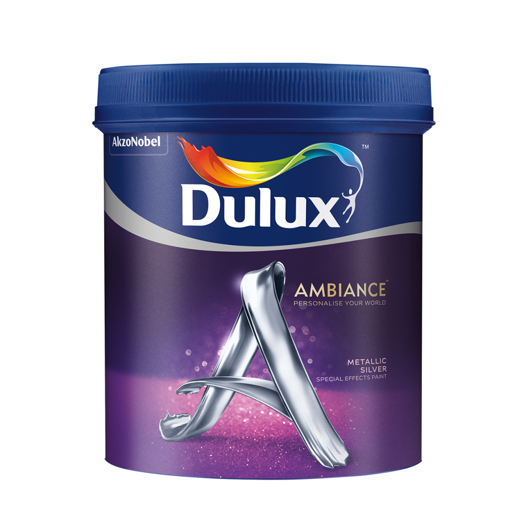 Dulux Ambiance Special Effects Paints (Metallic Silver) (1l)