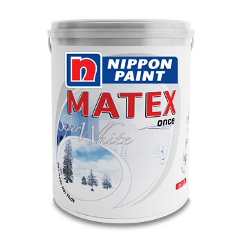 Sơn Nippon Matex Super White (18l, 4,8kg)