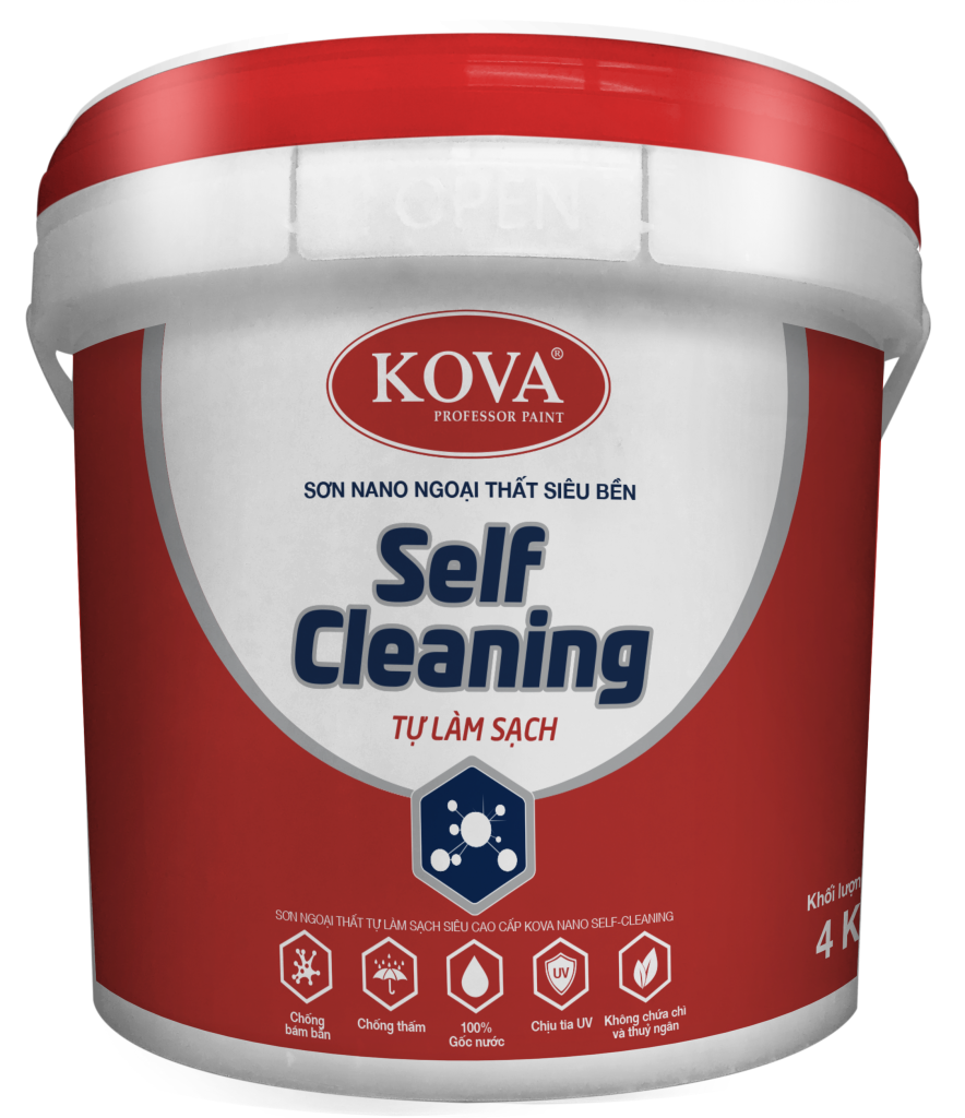 Sơn KOVA NANO Self- Cleaning Tự Làm Sạch